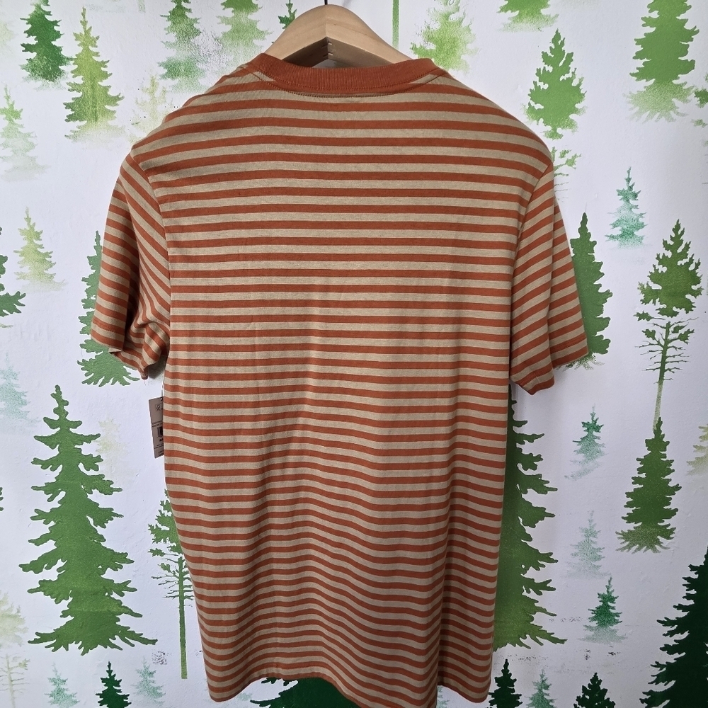 RVCA Rush And Tan Striped Tee - Picture 2 of 6